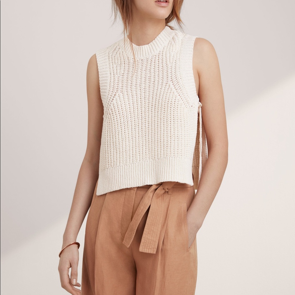 NWT Aritzia Wilfred Belford Sweater in Oak - Picture 5 of 6